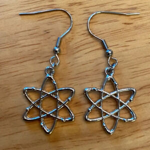 Atom Earrings - Great Science Gift! NWOT
